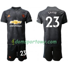 Koszulka Manchester United Shaw 23 Dziecięcy Trzeci Koszulki Piłkarskie 2019-2020 Krótki Rękaw